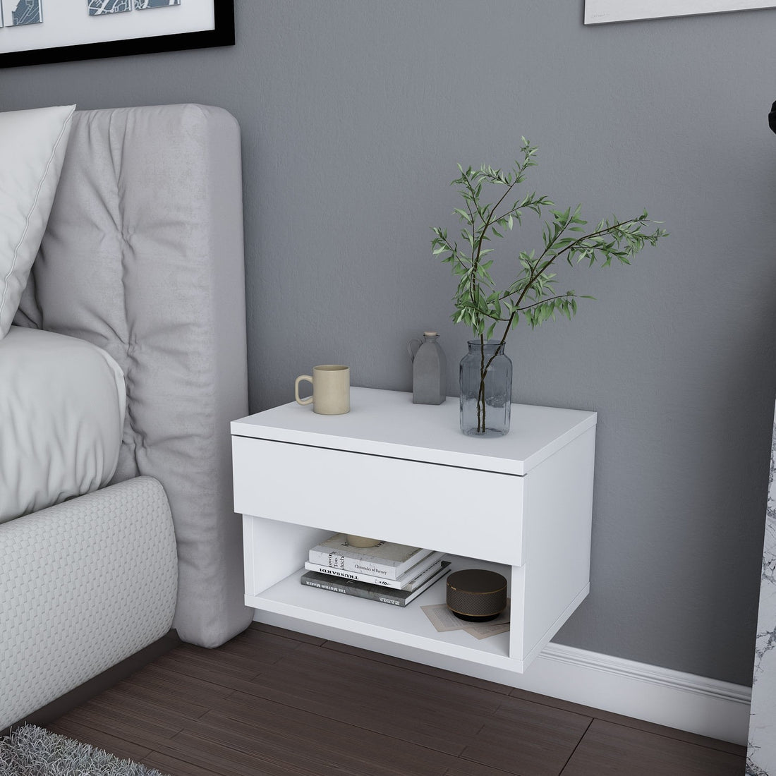 La table de nuit Jamot - White