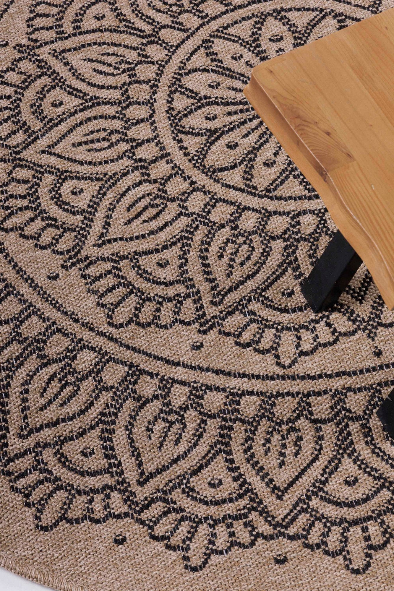 Tapis (200 x 200) 08872A - Black