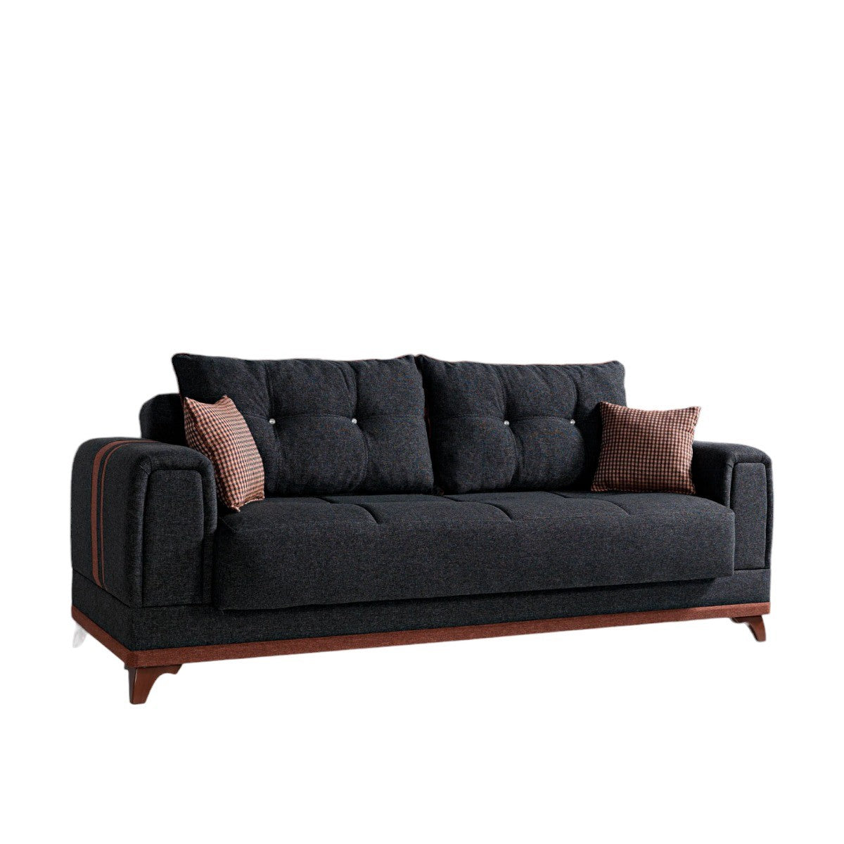 Okyanus canapé lit clic-clac 3 places avec coffre de rangement