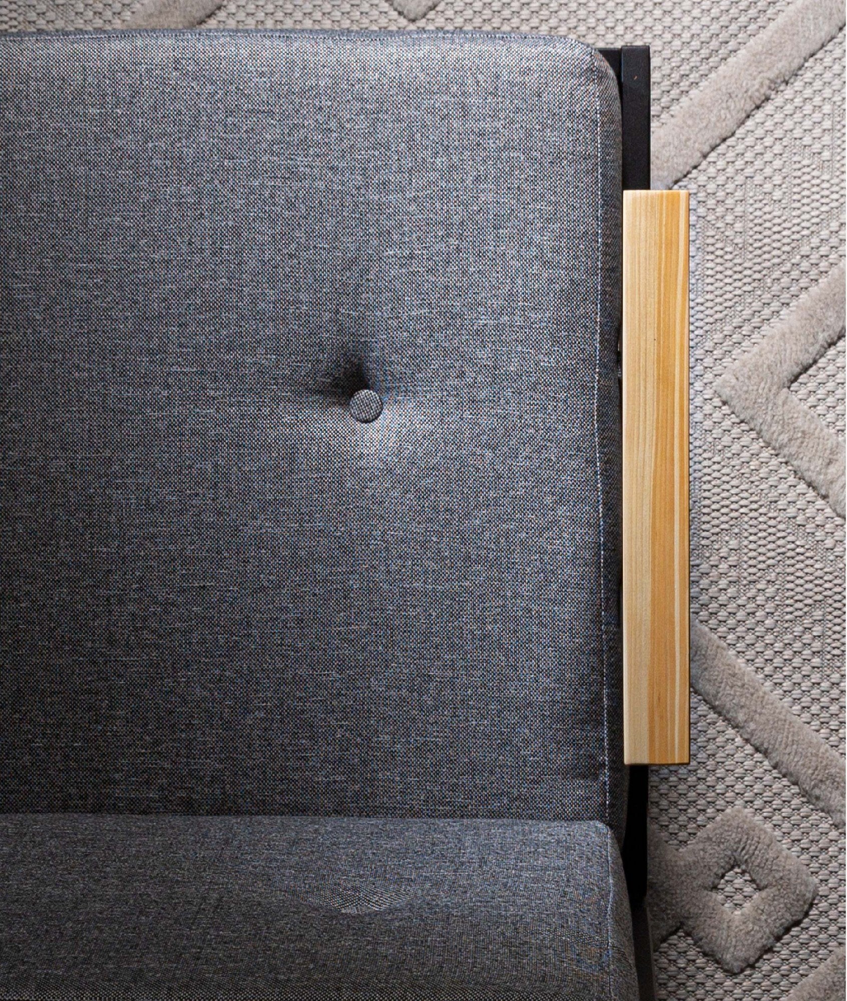 Canapé jardin de 1 place 600203 - Grey