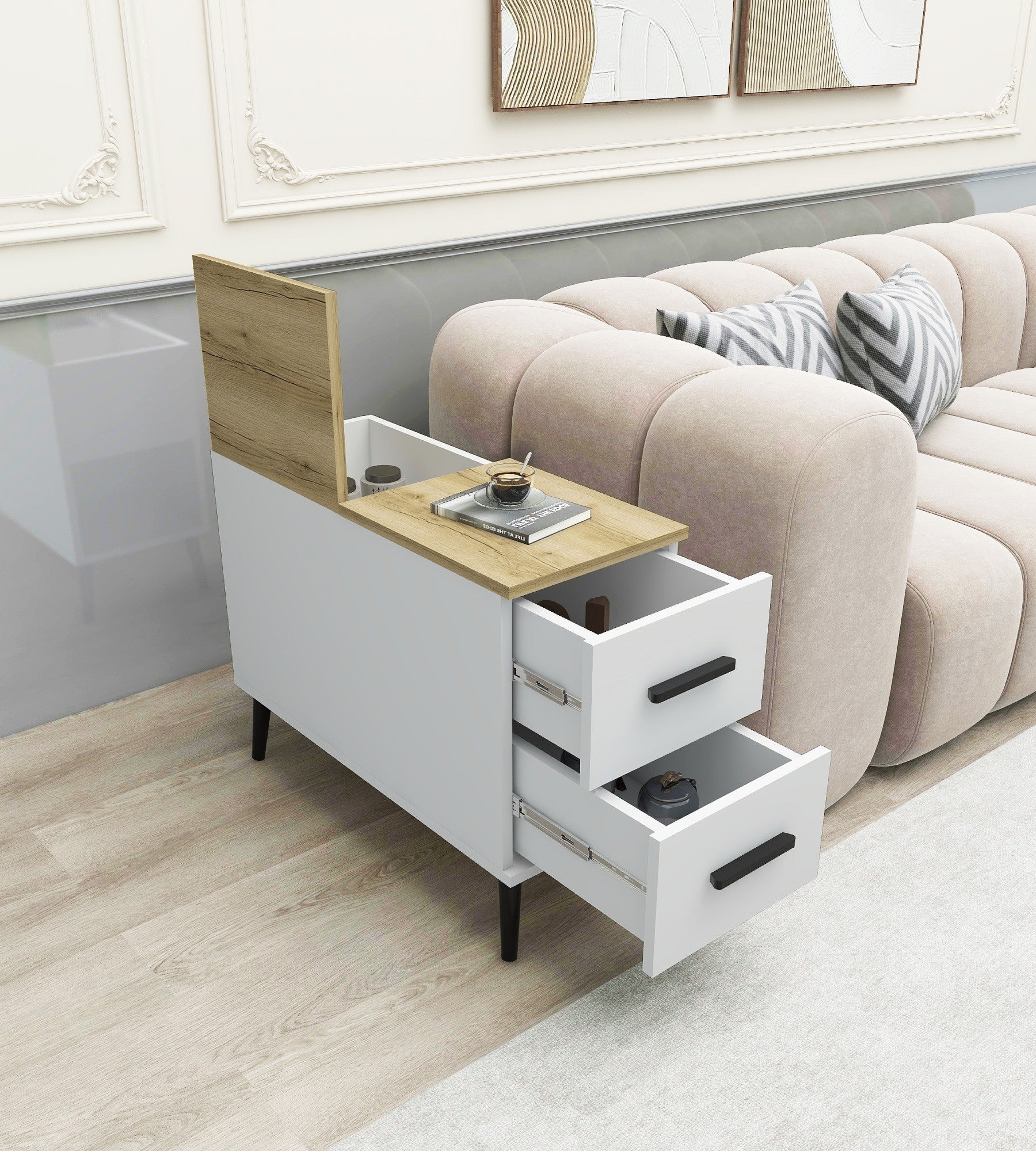 Table d'appoint Island - White,Delta