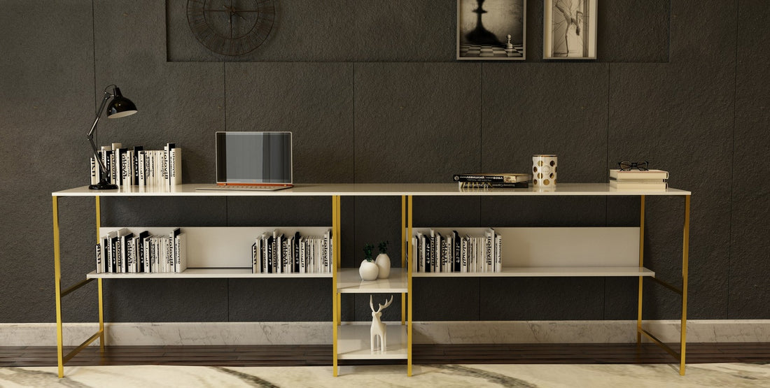 Bureau d'étude L400 - White, Gold