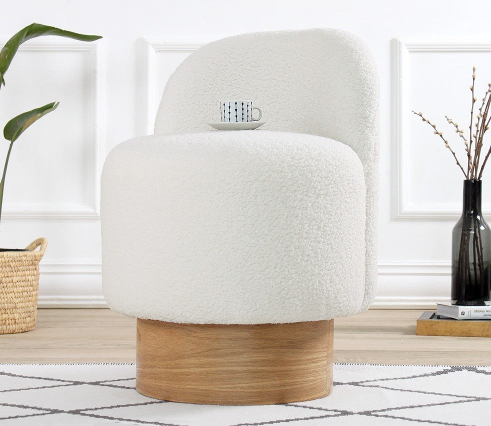 Pouf Monre Teddy - White