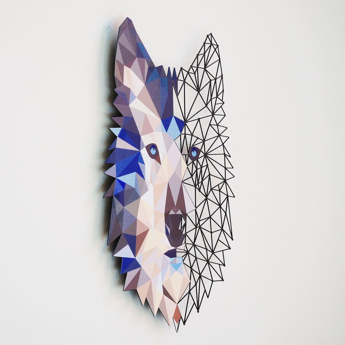 Accessoire mural en métal décoratif Metal Wolf Wall Art - APT721