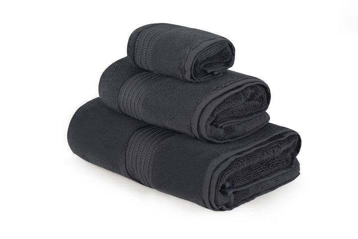 Ensemble de serviettes (3 pièces) Chicago Set - Anthracite