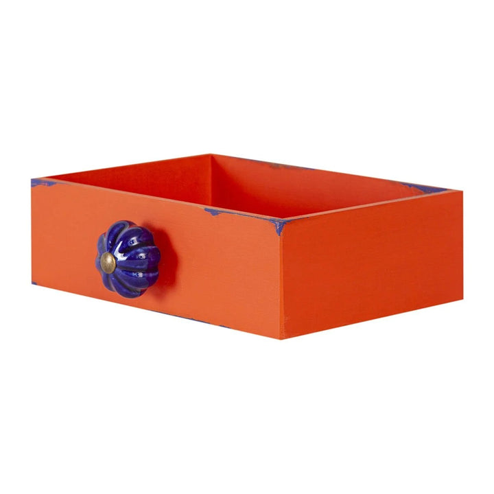 Tiroir présentoir bohème orange