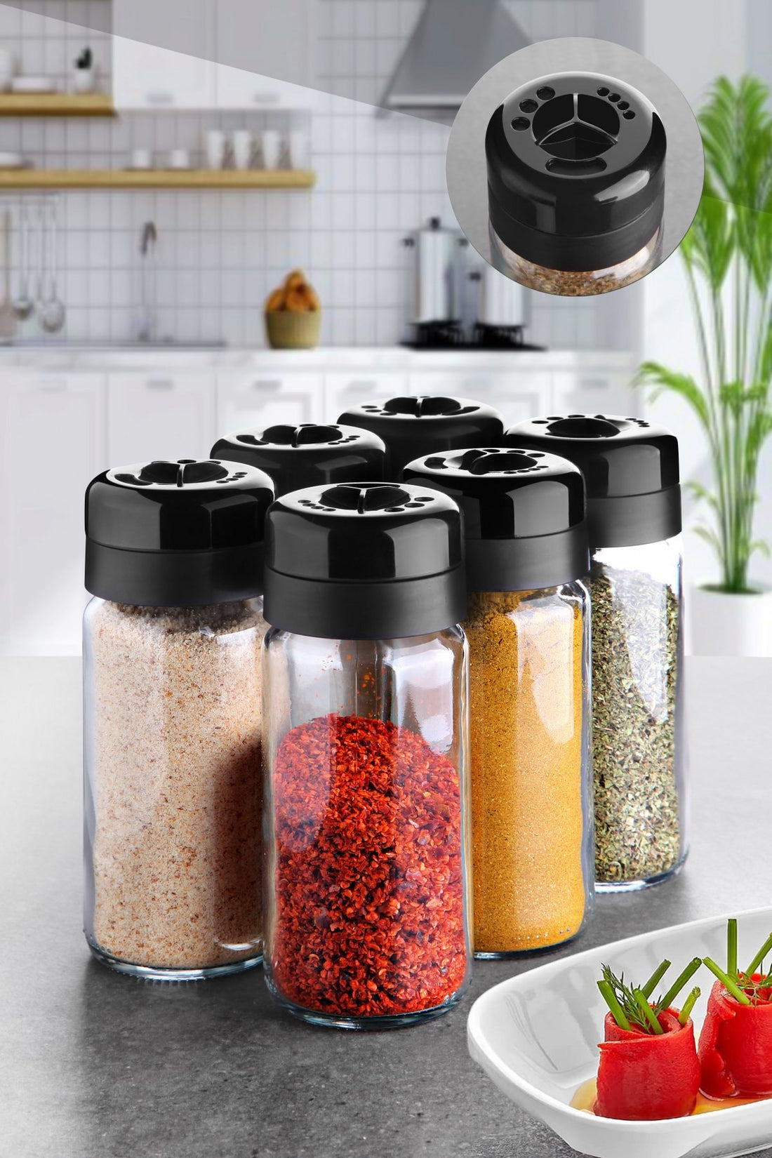 Spice Jar Set (6 Pieces) Star
