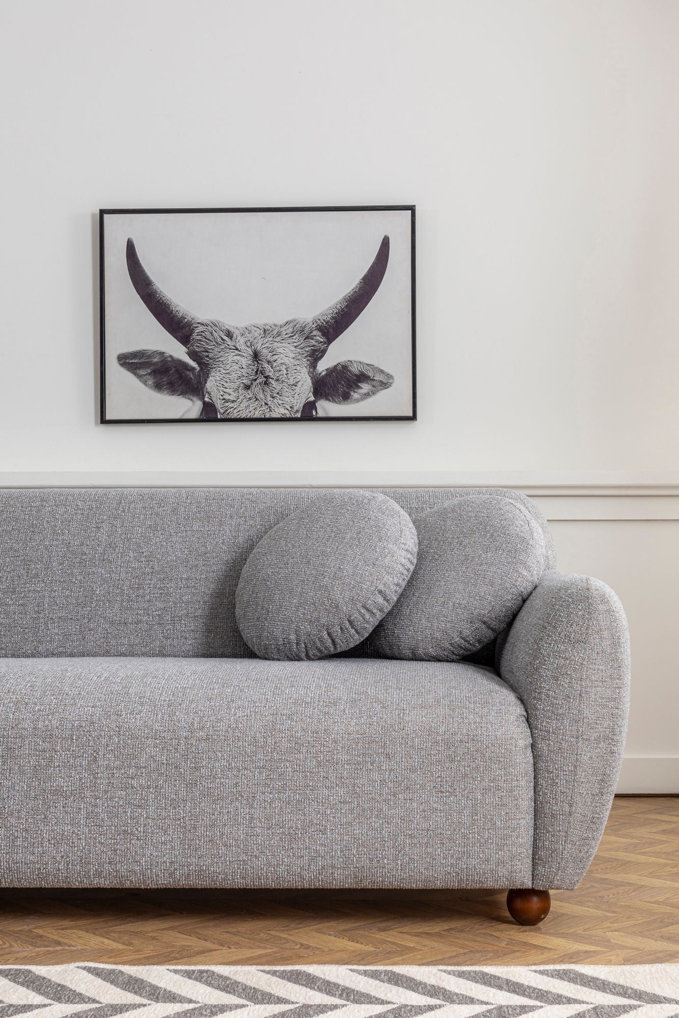 Canapé d'angle Eddy Corner (CHL-3R) - Light Grey