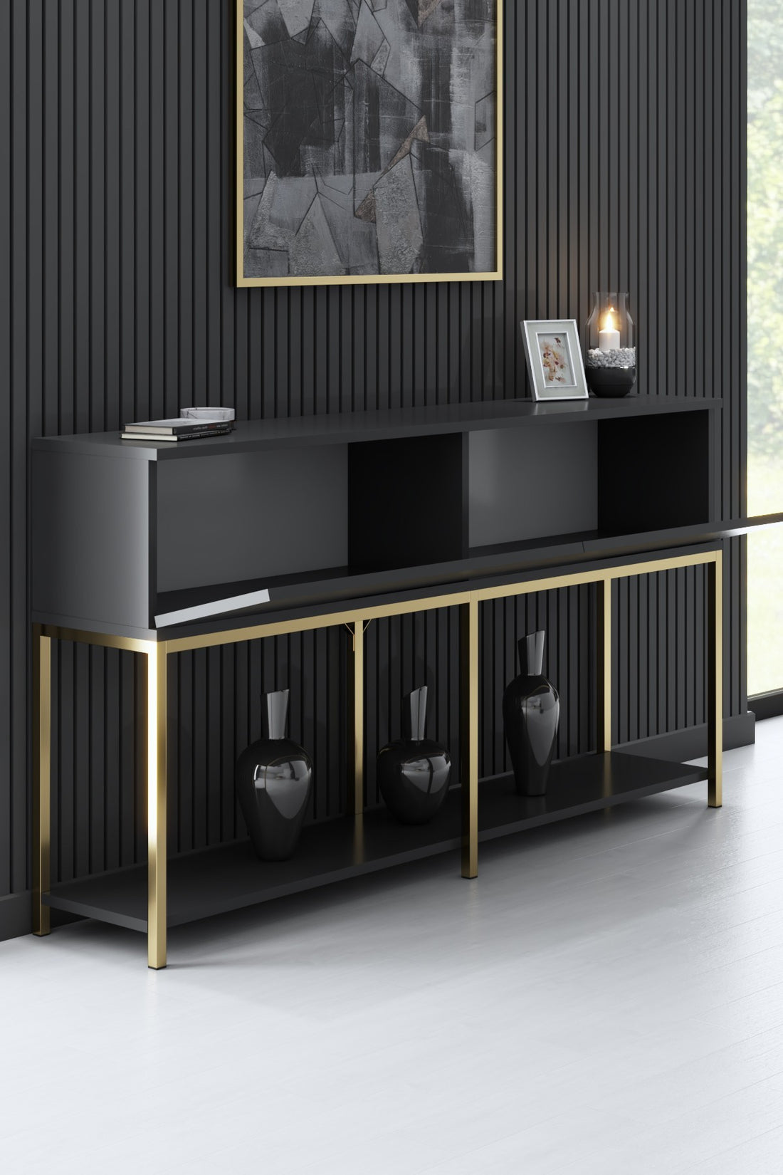Console Lord - Anthracite, Gold