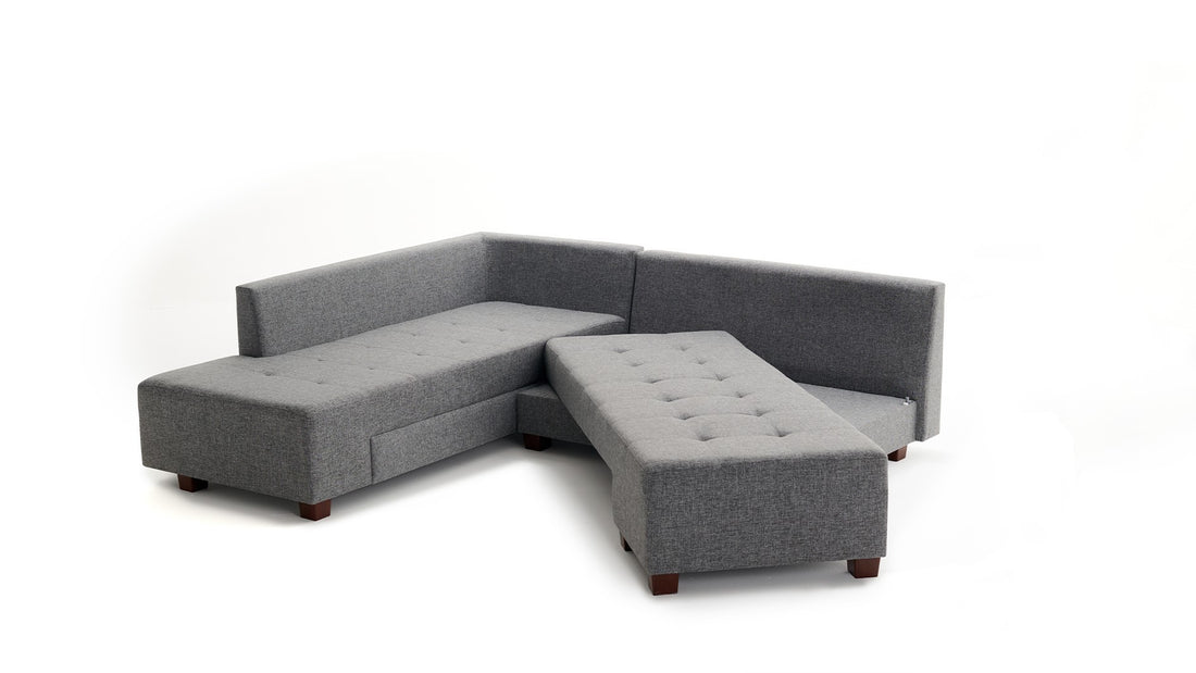 Canapé d'angle Manama Corner Sofa Bed Left - Grey