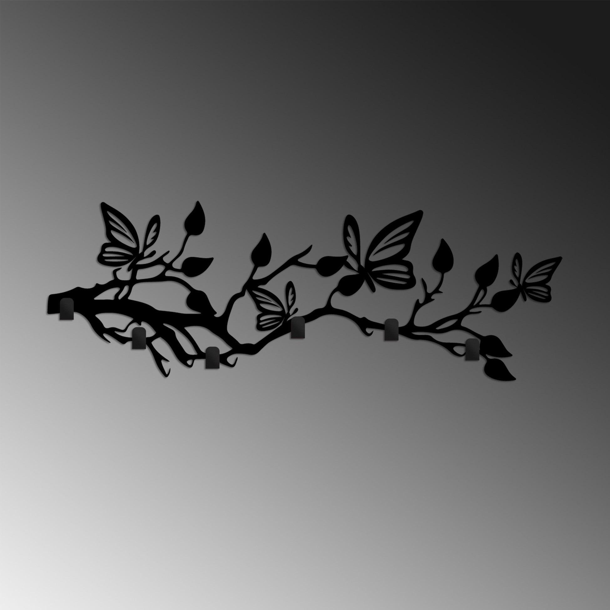 Crochet mural en métal Butterfly World