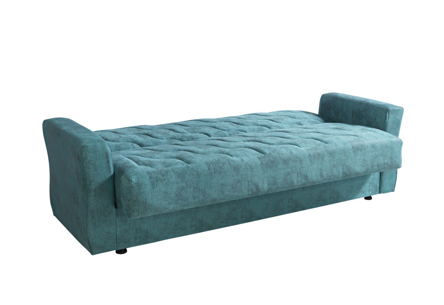 Milan canapé lit clic-clac 3 places avec coffre de rangement