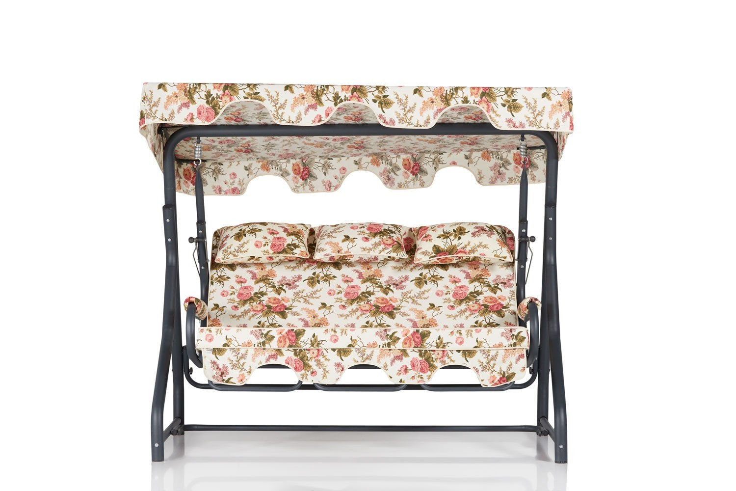 Chaise swing triple jardin Salvia 5 - Multicolor