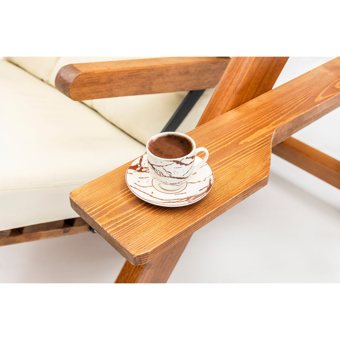 Chaise de balançoire unique de jardin Galata Swing S1 - Cream
