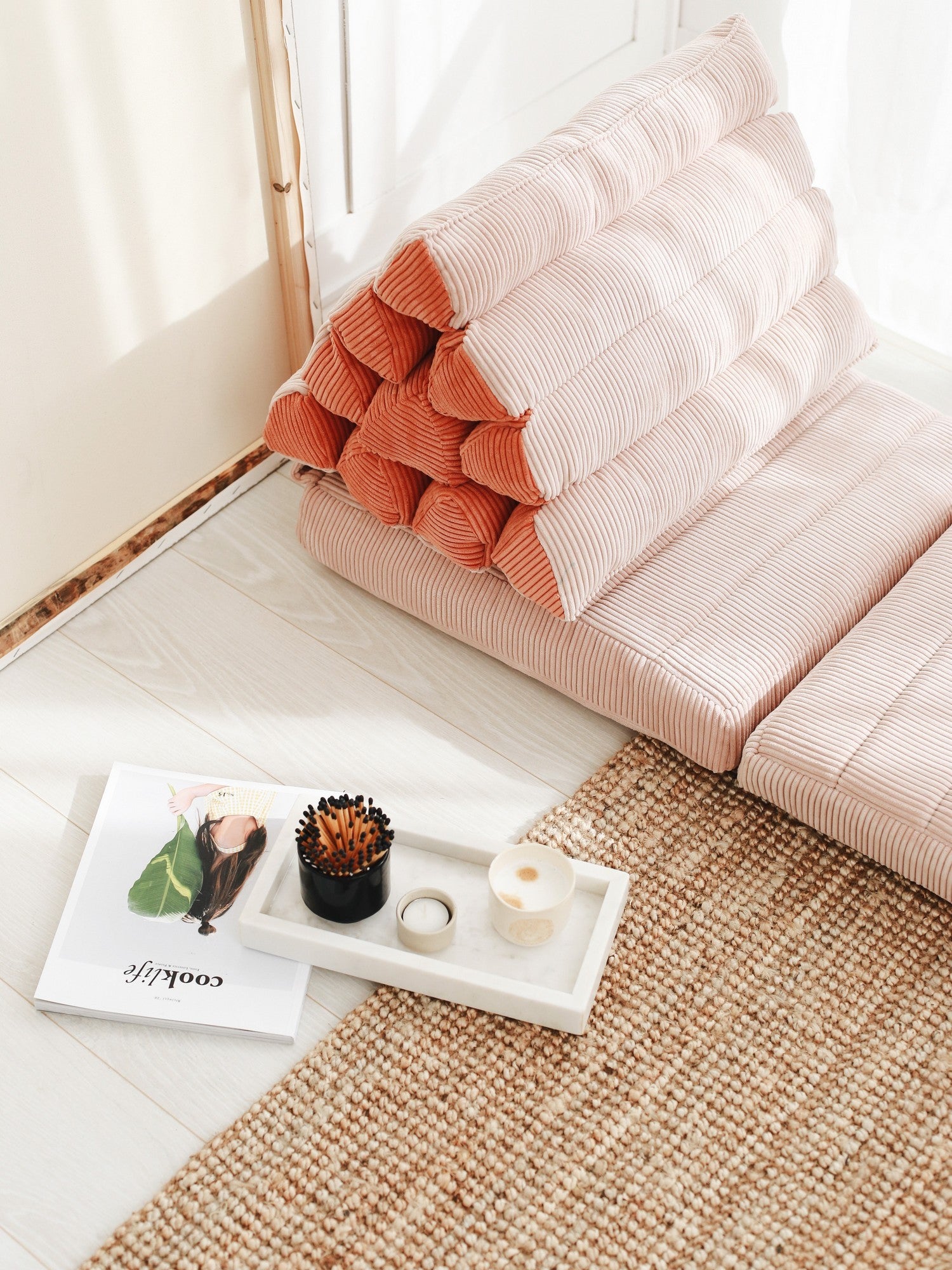 Coussin Keyf Pliant - Rose