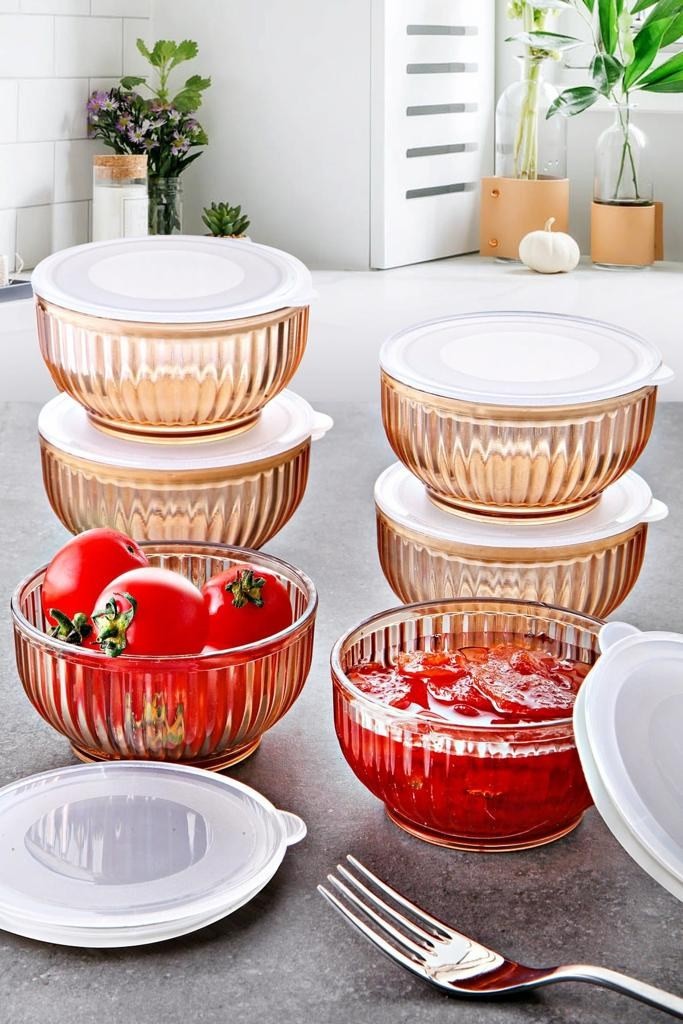 Storage Box Set (6 Pieces) C-DD07 Storage Box - Honey