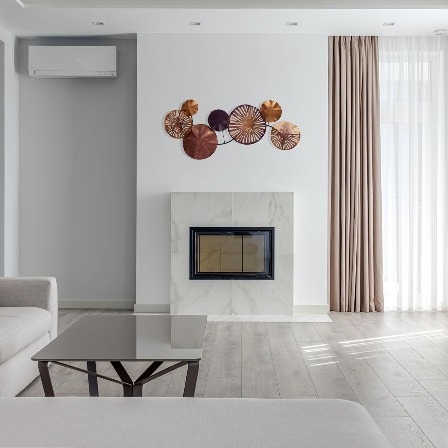 Accessoire mural en métal décoratif Astrid - CH102-2