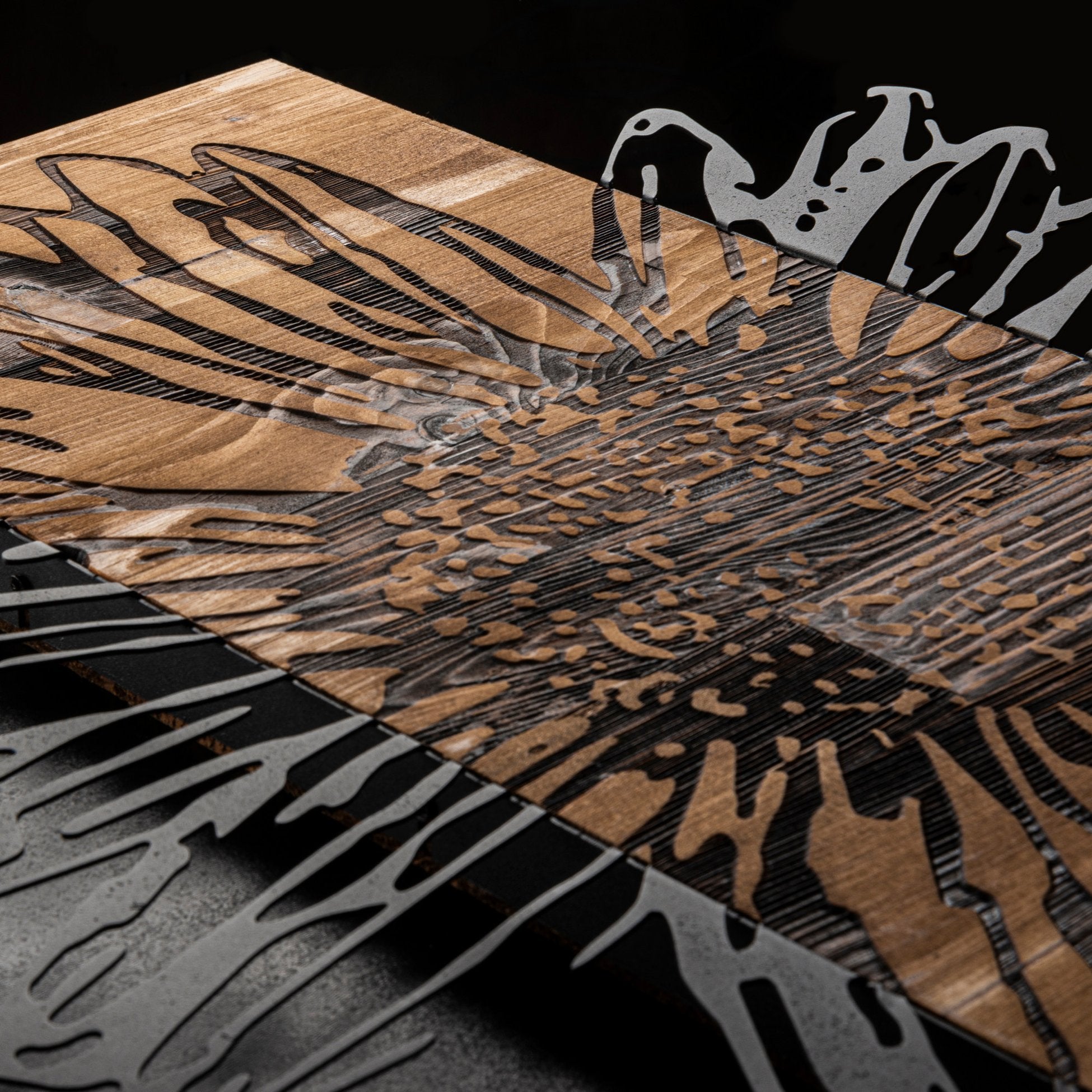 Accessoire mural en bois décoratif Daisy