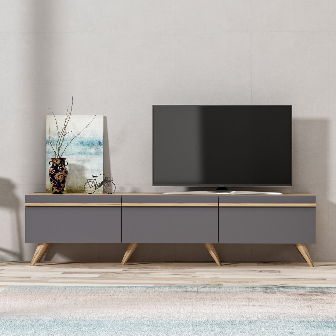 Meuble TV Amsterdam - Anthracite
