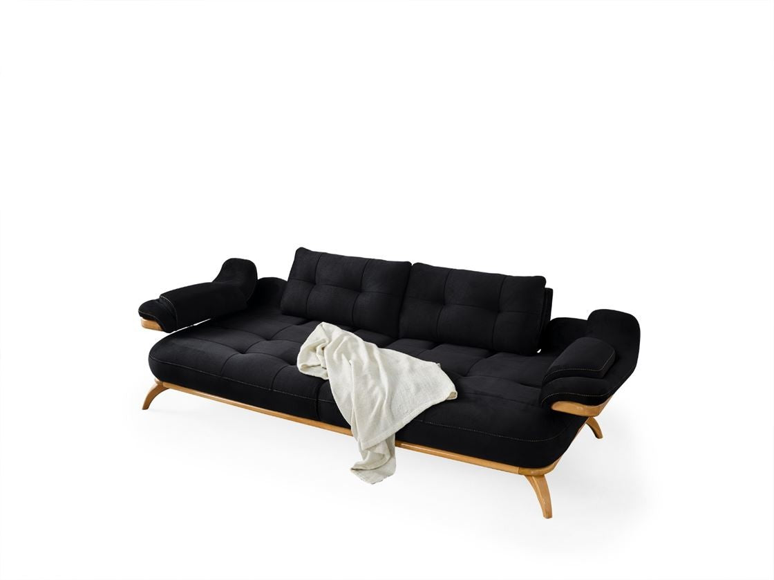 Rio Canapé 3 Places Noir