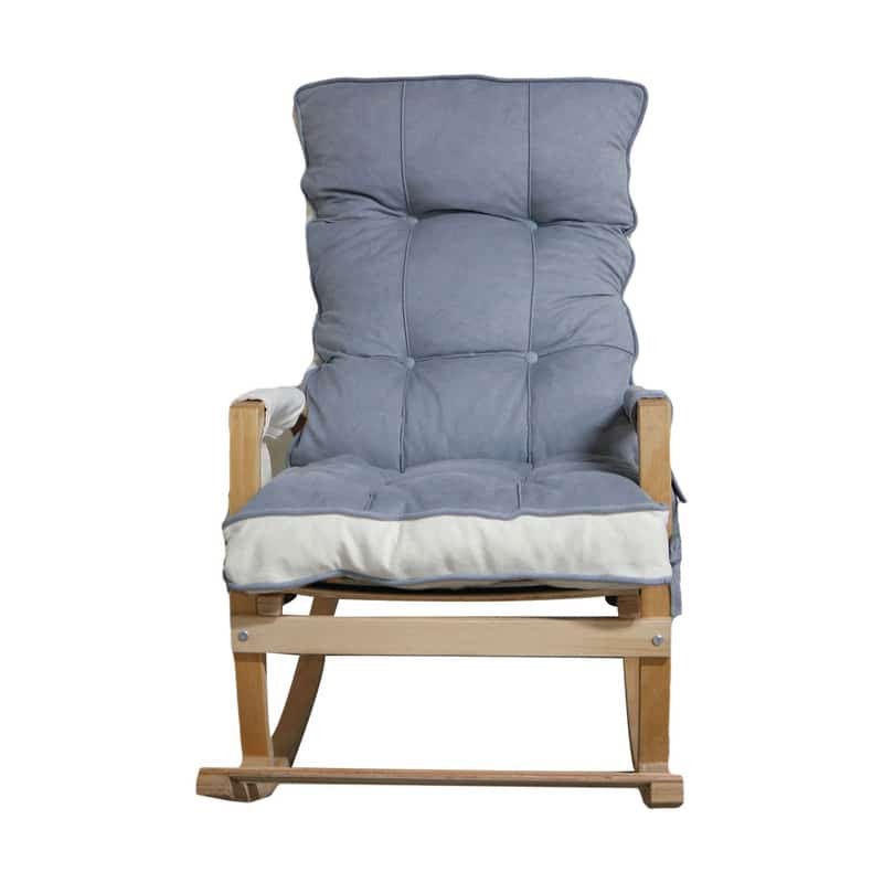 Vezir Lux Fauteuil à bascule gris crème