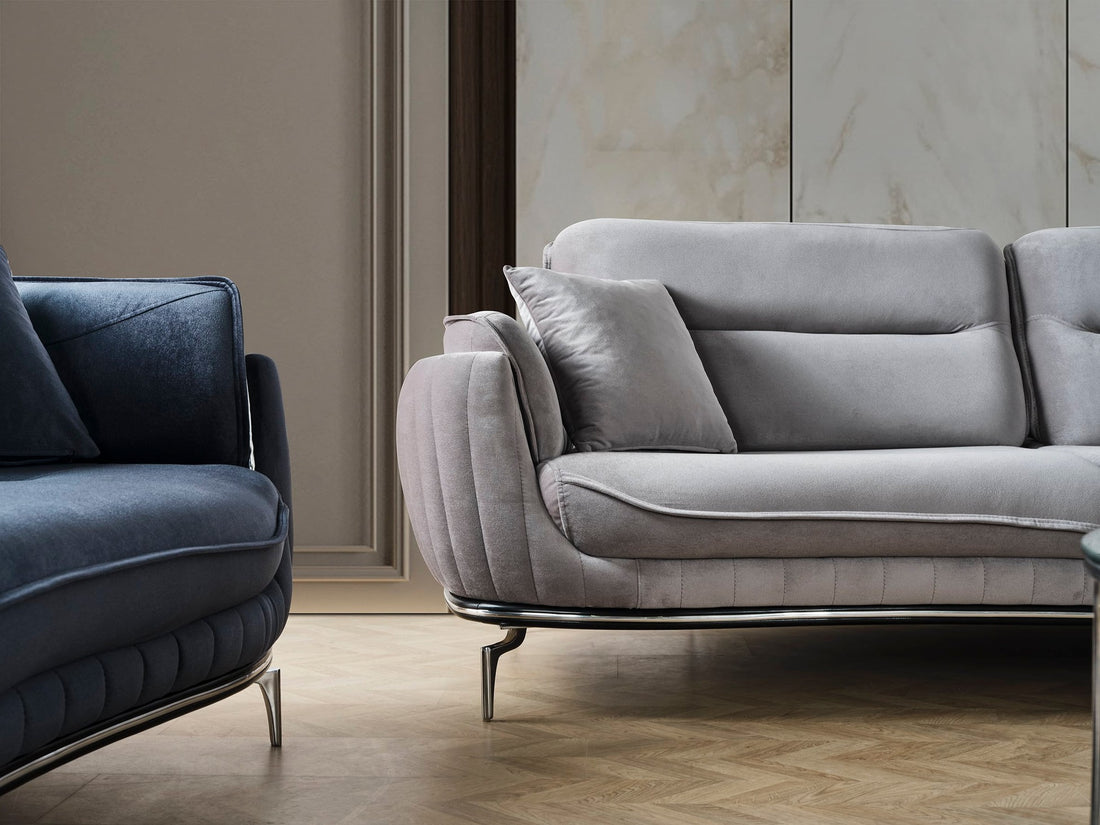 Platin Canapé 3 Places Gris