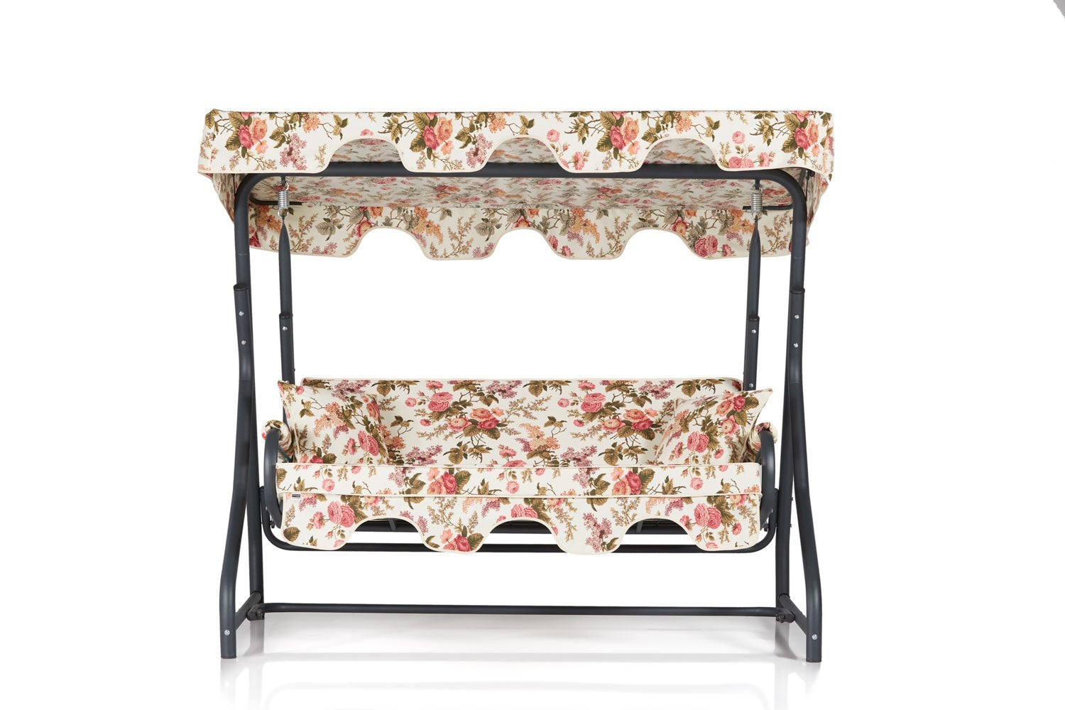 Chaise swing triple jardin Ruta 10 - Multicolor