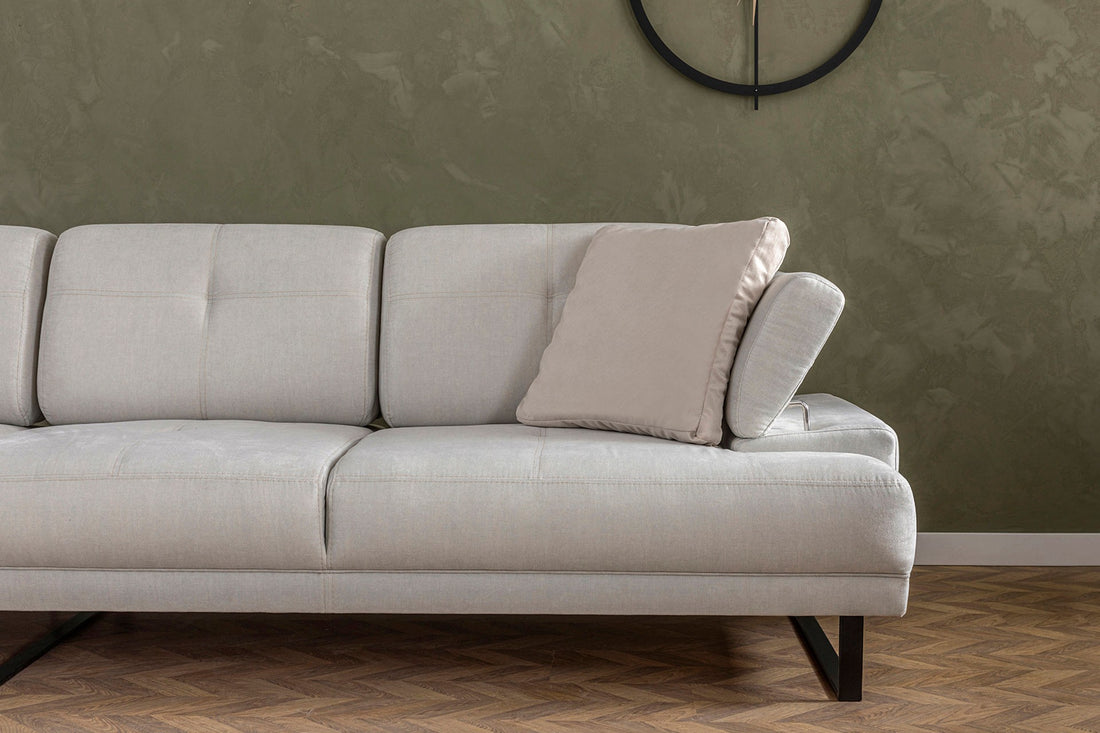 Canapé d'angle Mustang Small Left - Beige