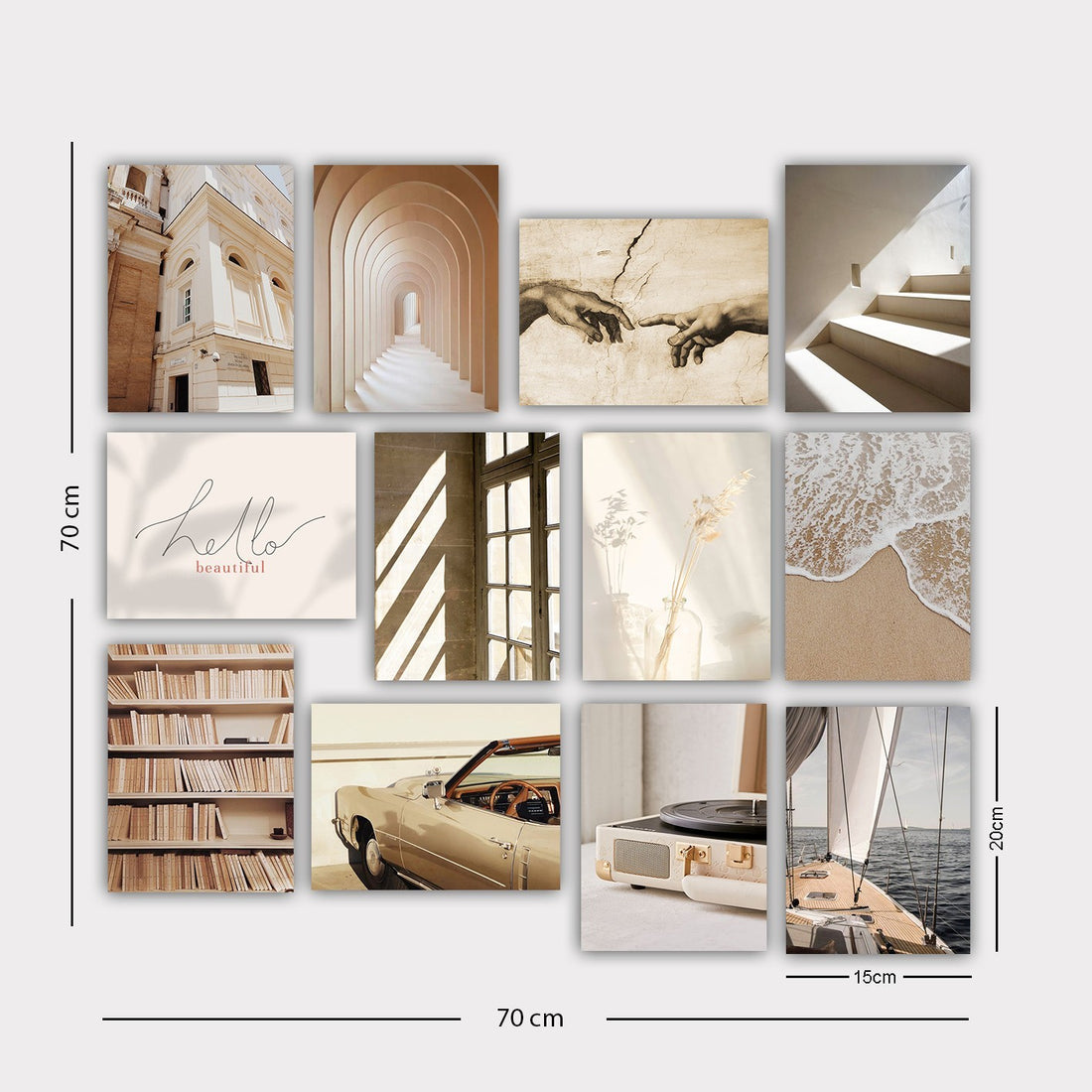 Peinture décorative MDF (12 pièces) 12MDF41YS