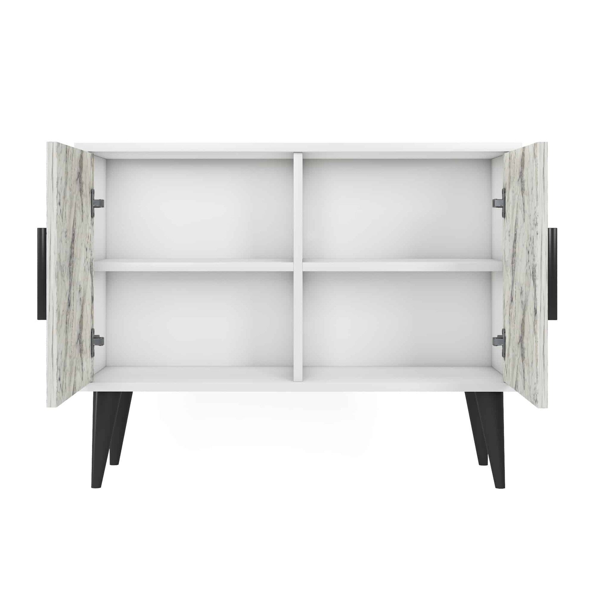 Cordusio Buffet bas 2 portes Vranus 90cm Bois