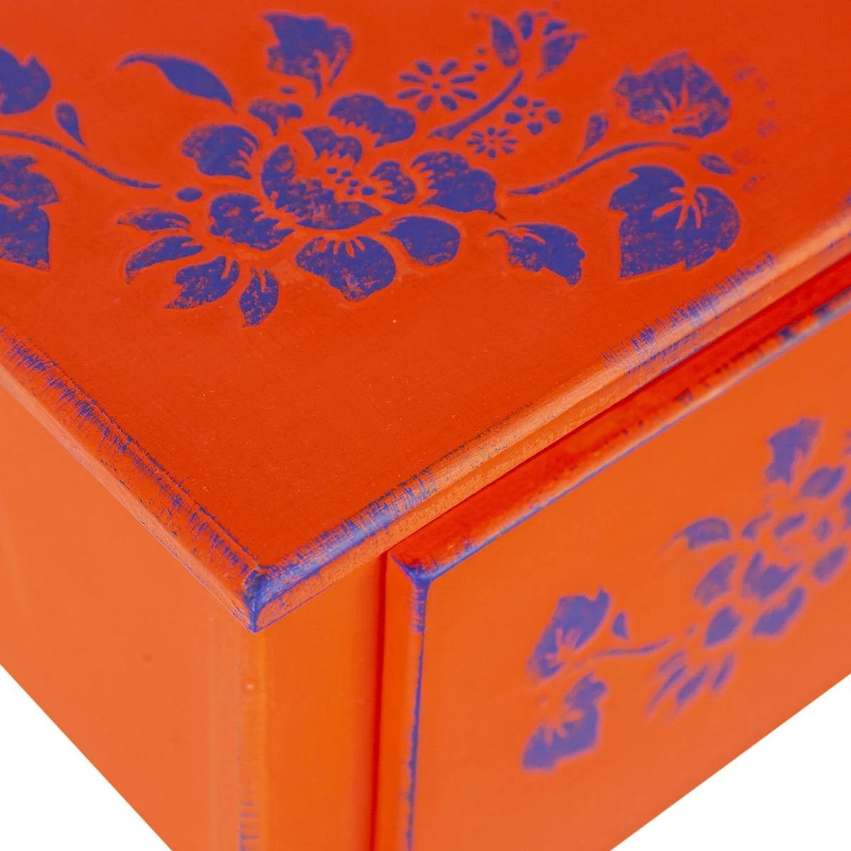 Bohemian Orange Mini Chest of Drawers