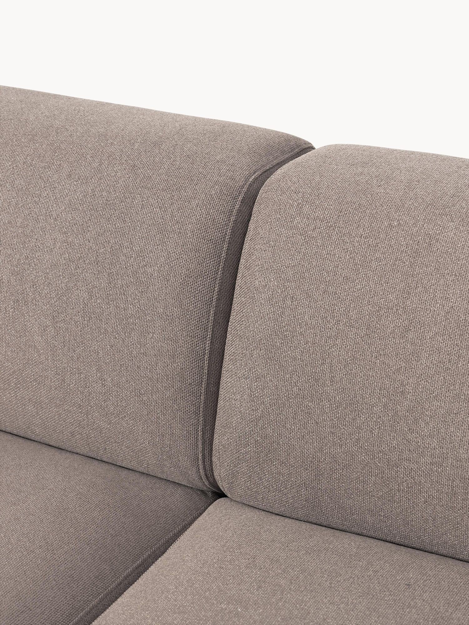 Canapé d'angle 3 places Molly Mini en tissu lin