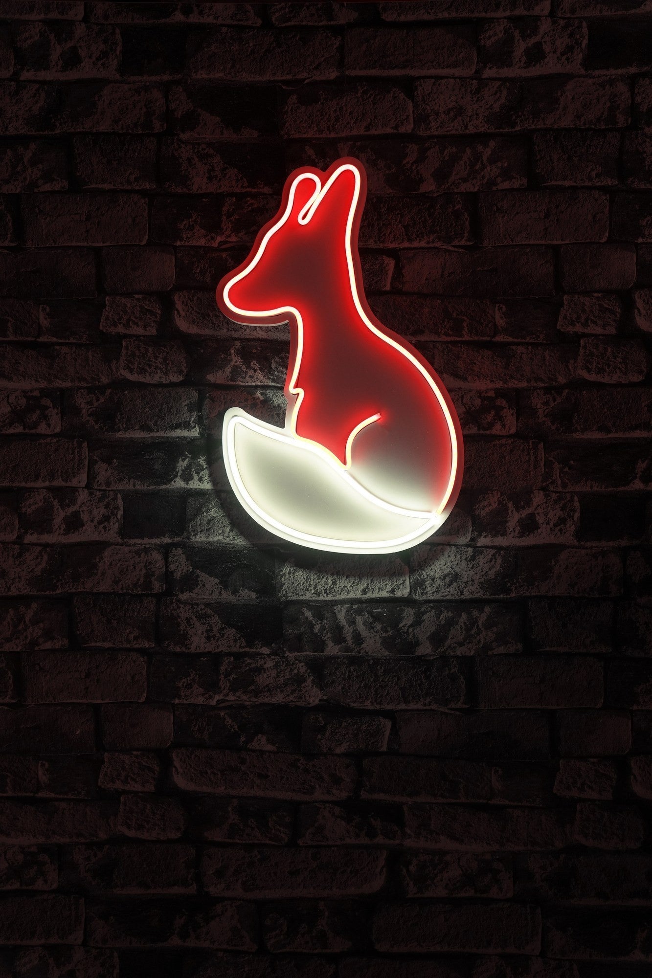 Éclairage LED en plastique décoratif Fox - Red