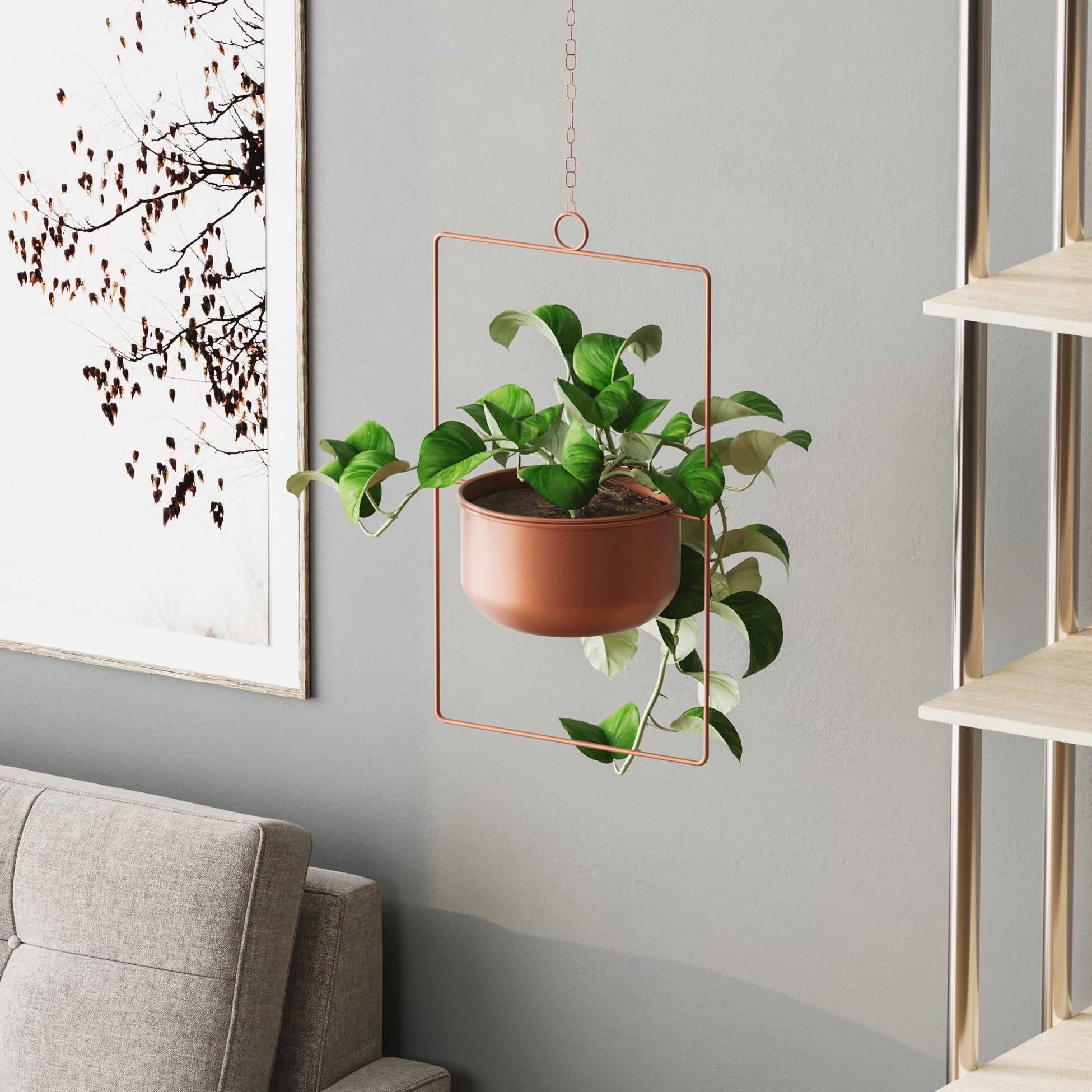 Pot décoratif Parapet - Copper