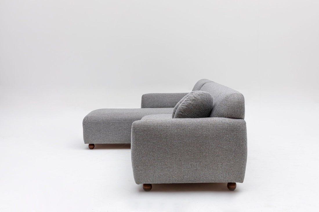 Canapé d'angle Eddy Corner (CHL-3R) - Light Grey