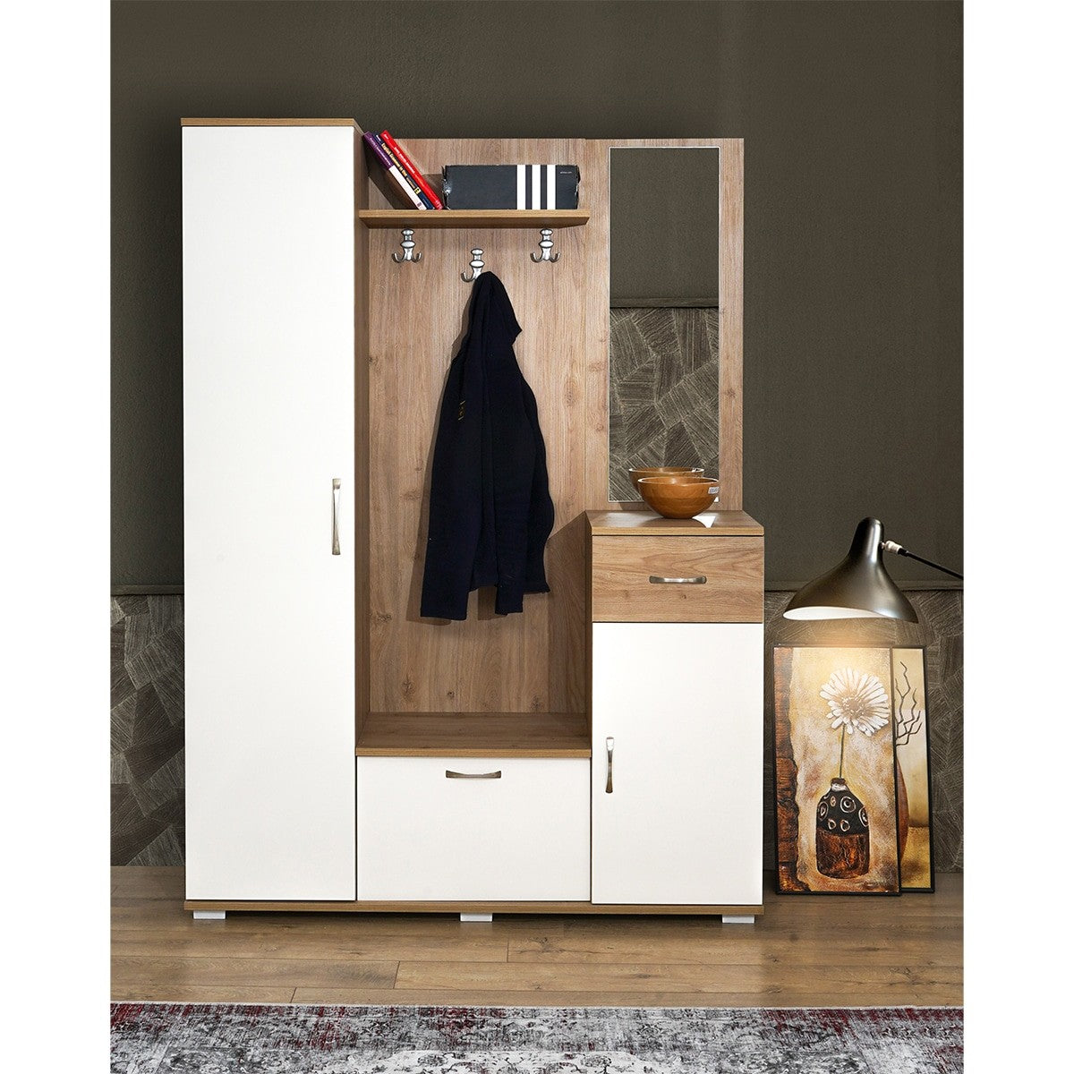 Meuble d'entré avec miroir Tolley