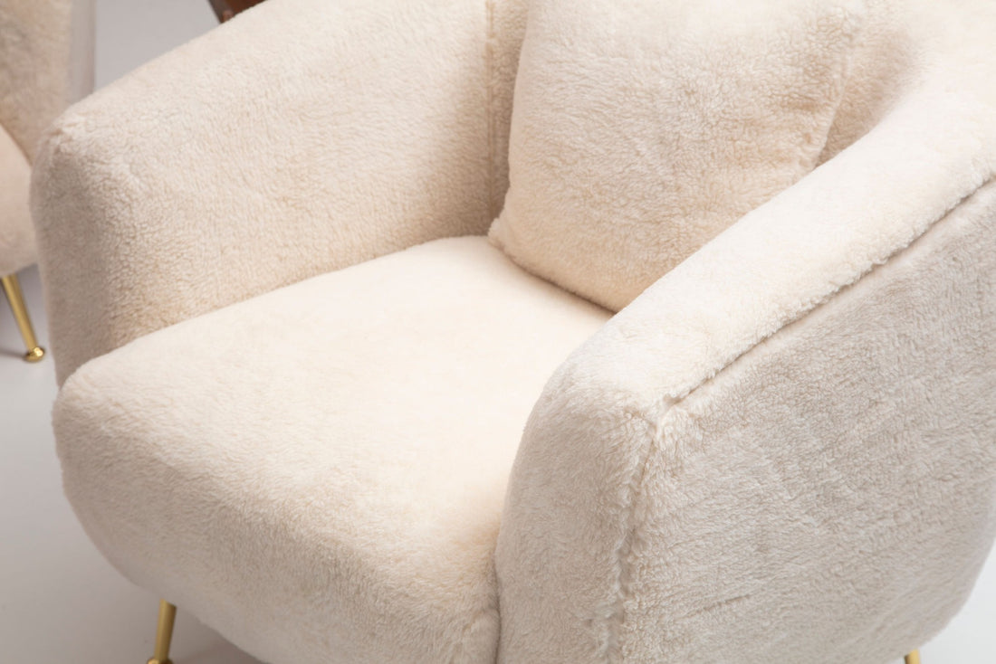Fauteuil à oreilles Istiridye - Beige