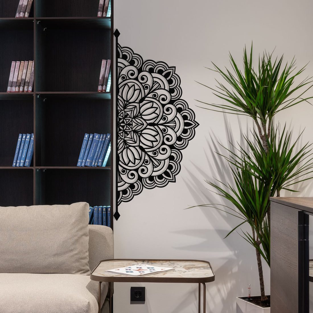 Accessoire mural en métal décoratif Almero