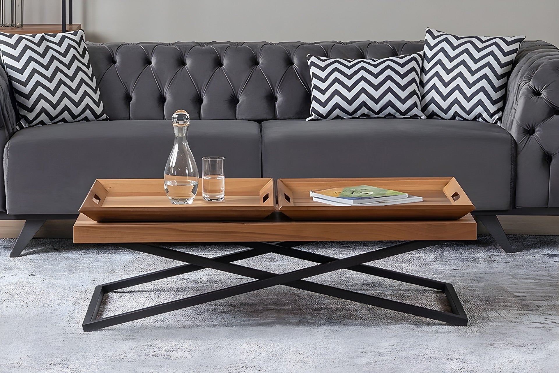 Table basse Towly - Walnut