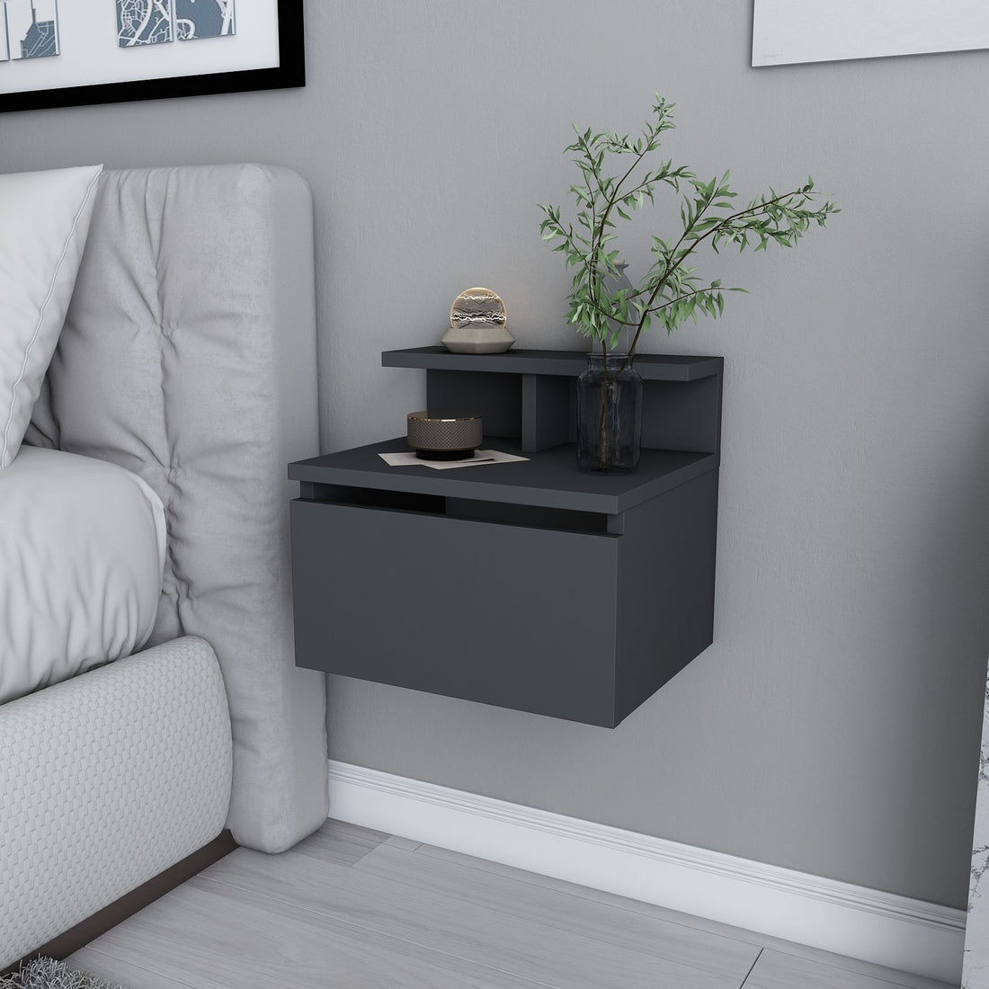 Table de chevet Alice - Anthracite