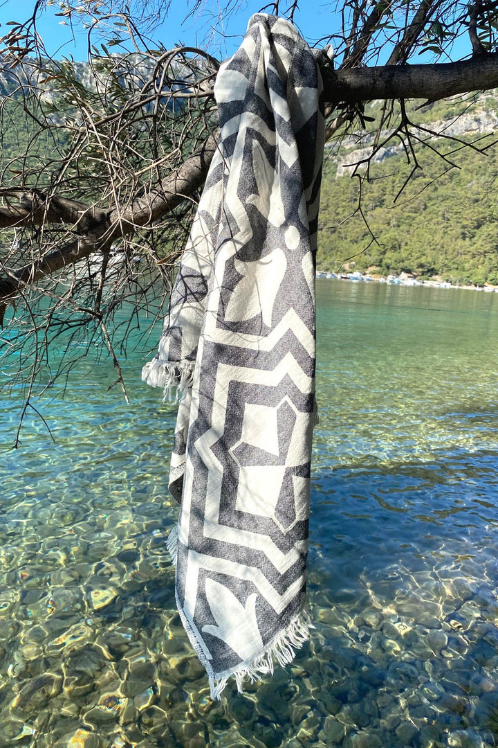 Fouta (serviette de plage) Lalezar - Black