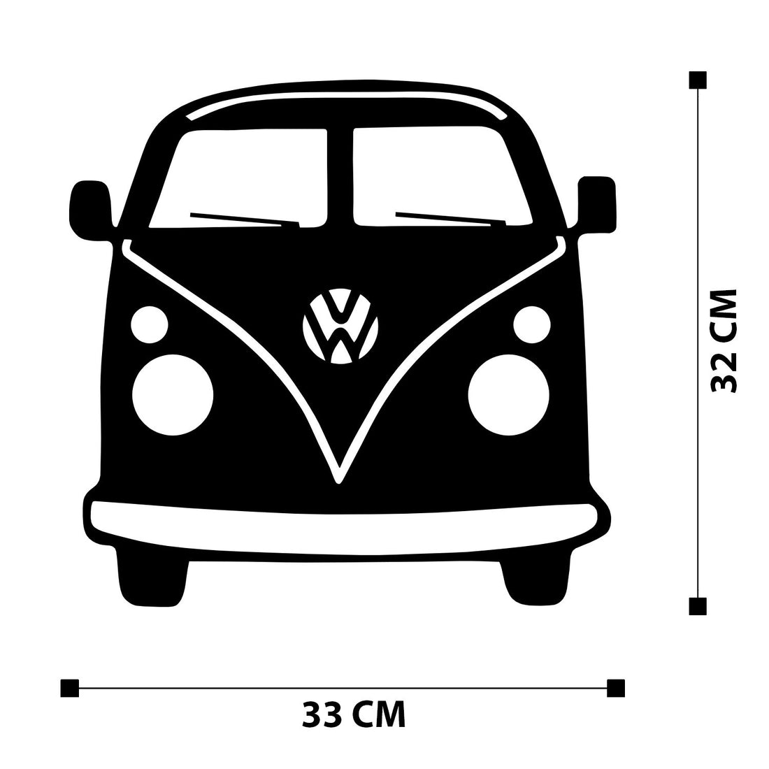 Accessoire mural en métal décoratif Vosvos Metal Decor