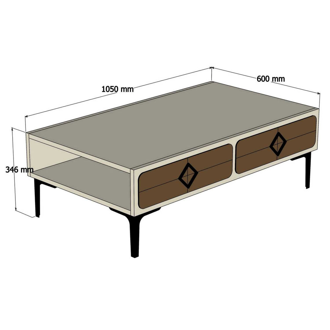 Table basse Samba - White