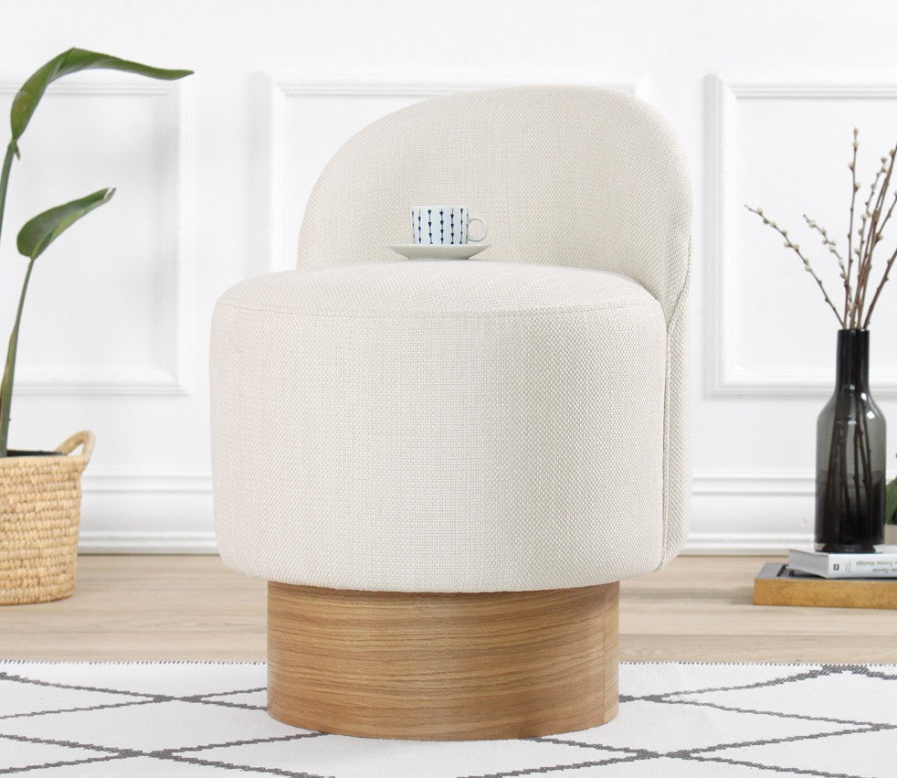 Pouf Barren Puf - Cream