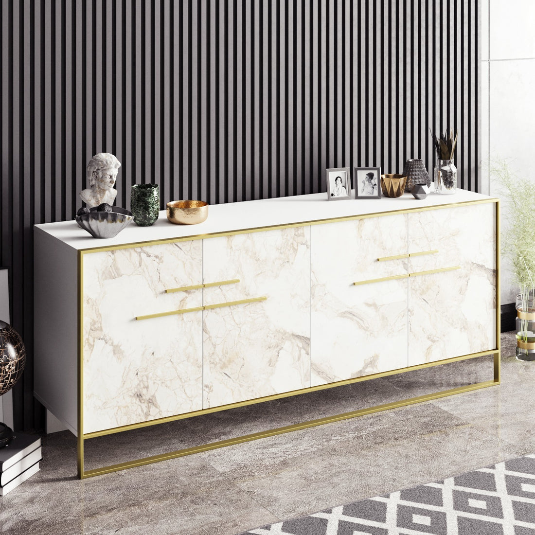 Console Polka - White