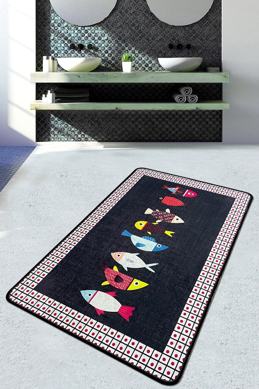 Tapis de bain Swing of Fish Djt (80 x 100)