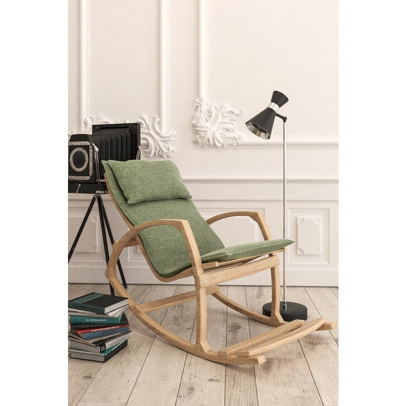 Vezir Fauteuil à bascule Vert