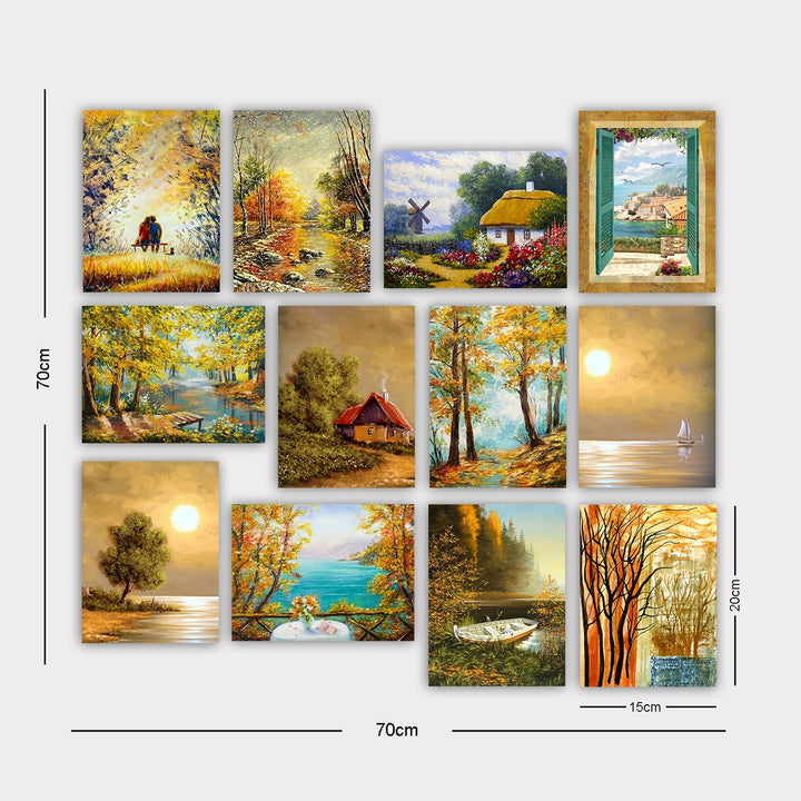 Peinture décorative MDF (12 pièces) 12MDF20YS