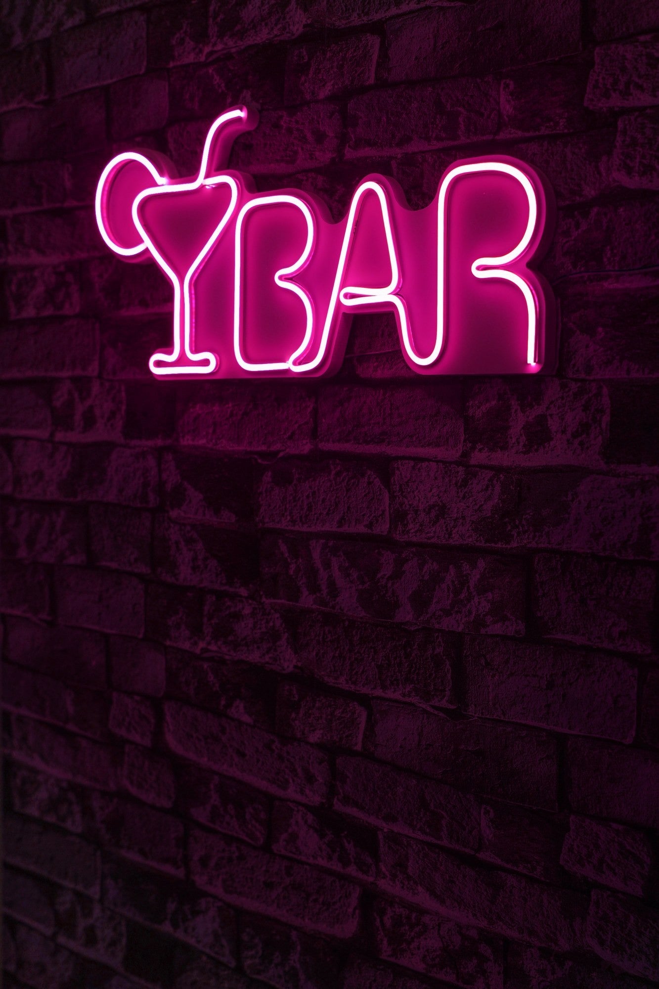 Éclairage LED en plastique décoratif Bar - Pink