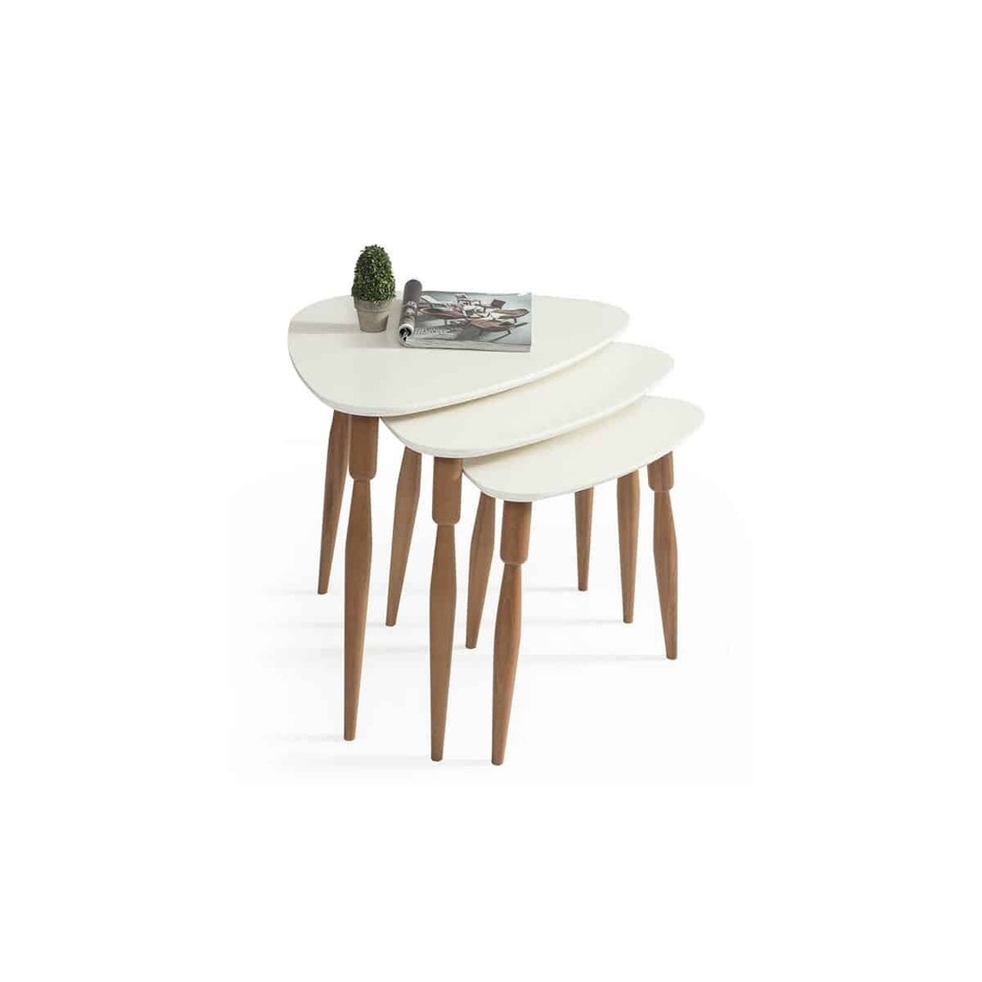 Ege gigognes table (blanche)